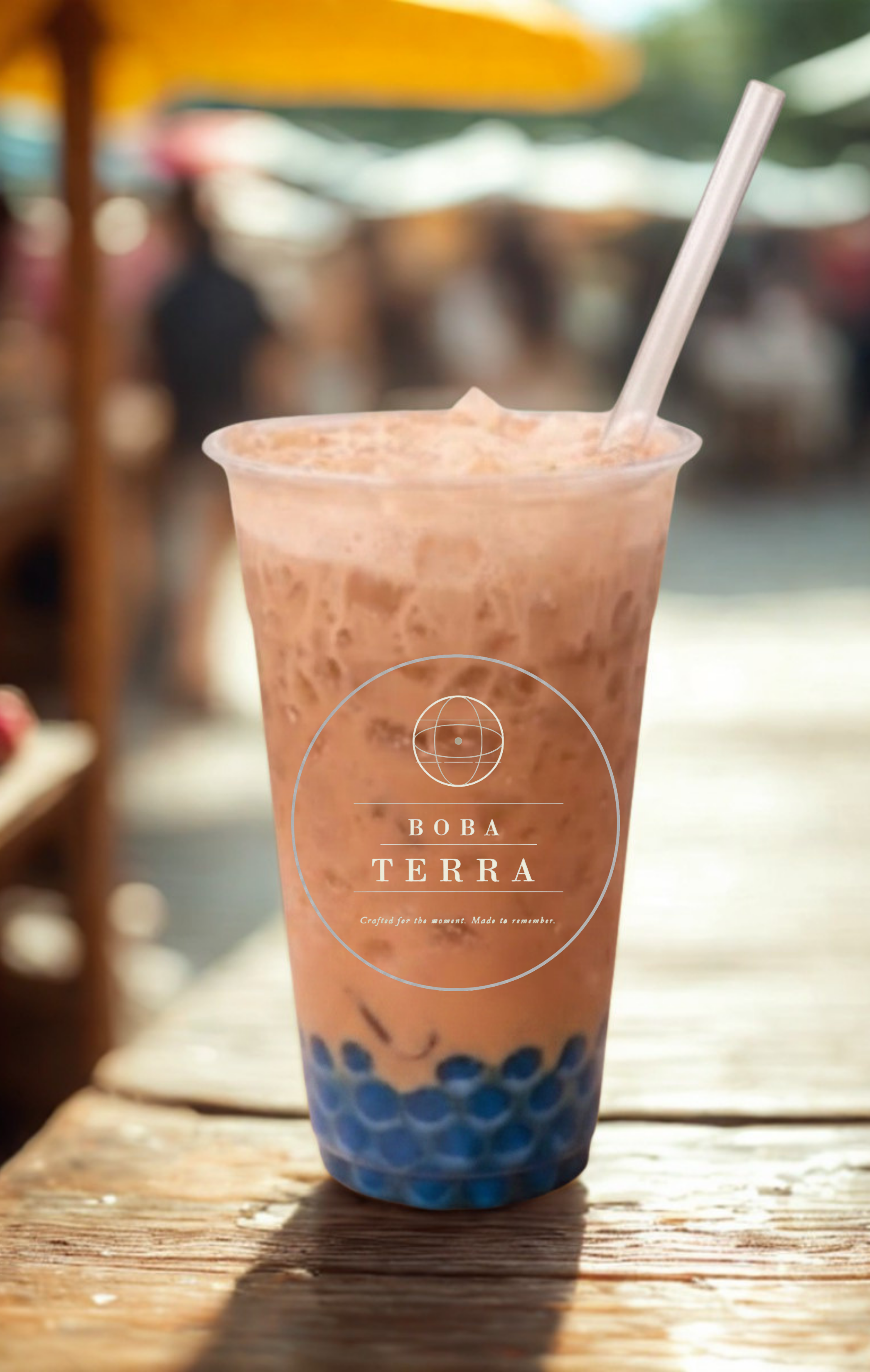 Cerulean Blue Pearl — butterfly pea flower boba